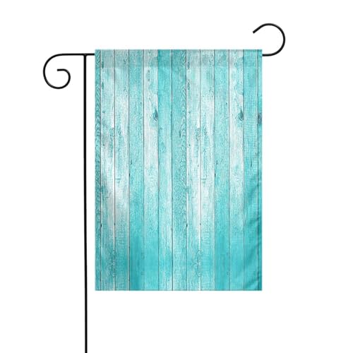 Papel pintado con textura de tablones de madera, bandera vertical de doble cara de 12 x 18 pulgadas, bandera decorativa para interiores y exteriores, banderas de jardín