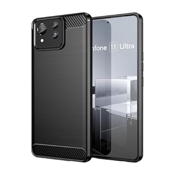 Aikcks Capa para celular ASUS Zenfone 11 Ultra, à prova de choque, resistente a arranhões, TPU macio, capa para Zenfone 11 Ultra (preto)