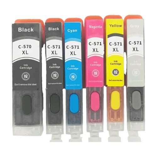 Cartouche CLI571XL jaune pour des impressions sans traces