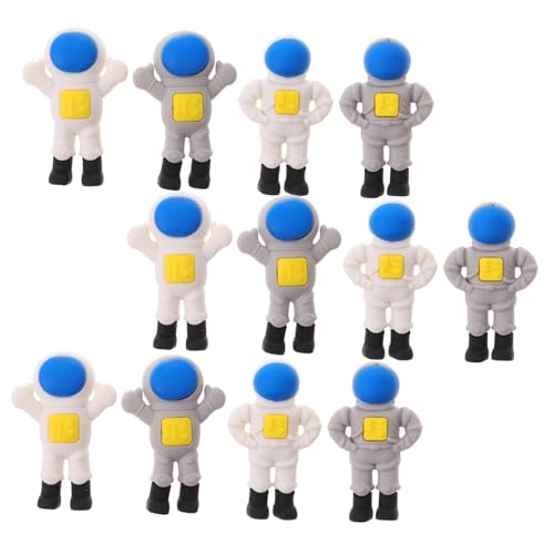 SHOWERORO 48個 宇宙飛行士の机のペット 宇宙グッズバッグフィラー かわいい卓上消しゴム かわいいスペース消しゴム