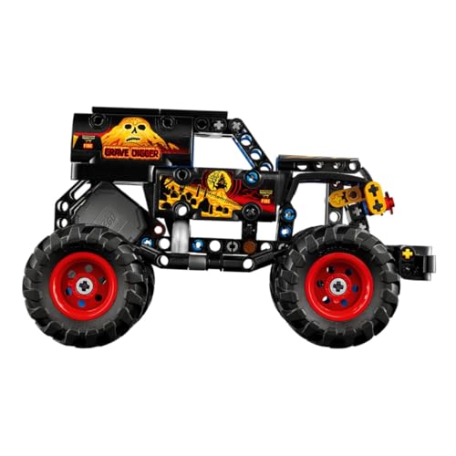 Image of LEGO Technic Monster Jam Grave Digger Fire and Ice - Pull-Back Truck Toy - 42219