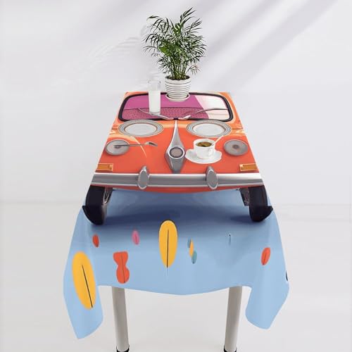 Nappe imperméable contre les taches nappe polyester 300D pour table et camping