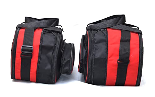 Bolsas internas para alforjas GREAT BIKERS GEAR para Multistrada 1200 desde 2015 1260 950 Rojo/Negro miniatura 4