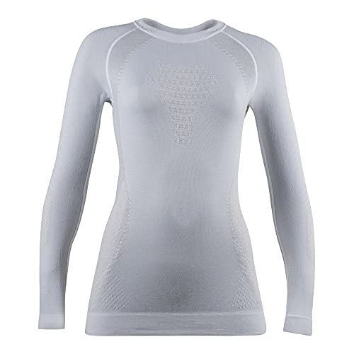 UYN U100121 FUSYON Cashmere UW LG_SL. T-Shirt Women's Blanco óptico/Crema M