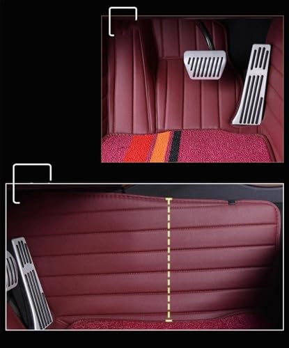 Tapis Citroën Berlingo 2009-2018 sur mesure en cuir noir avec talonnette - 4