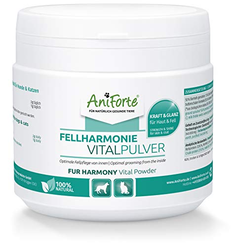 AniForte Polvo Vital para perros y gatos 250g - cuidado �ptimo desde adentro para una piel vital y pelaje brillante, apoya el metabolismo y el sistema inmunol�gico