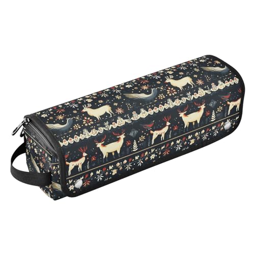 Bolsa organizadora de viaje resistente al calor para herramientas de cabello Folk Traditional Marble miniatura 1