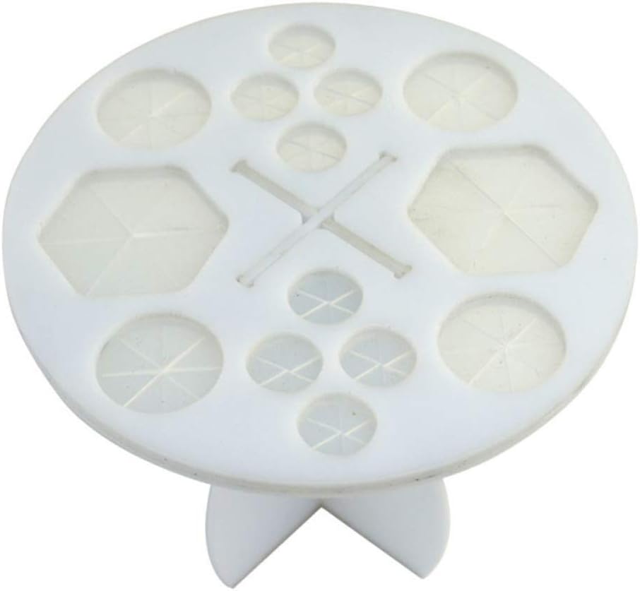 1pc Makeup Brush Dryer Holder Acrylic Drying Rack Folding Brush Holder Makeup Drying Rack (White) - Image 5