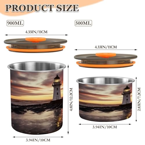 Bote Hermético para Café ATTX 900ml Acero Inoxidable miniatura 2