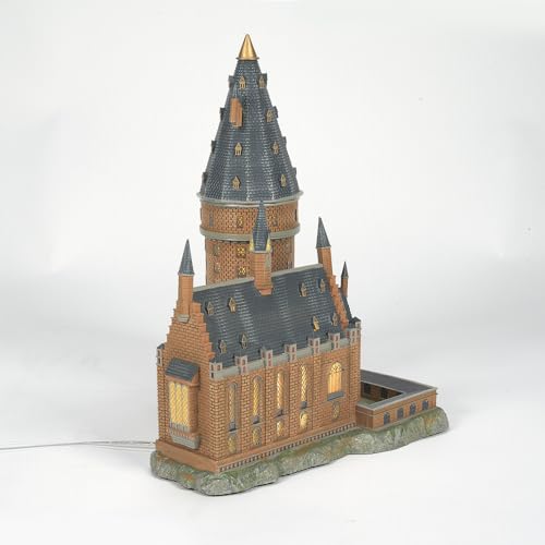 Image of Department56 Harry Potter Village Hogwarts Hall and Tower Lit Building, 13.07 inch, Multicolor