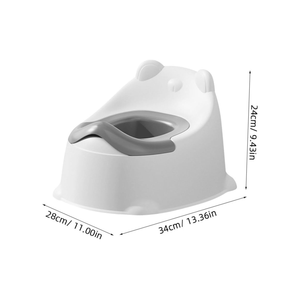 VILLCASE Potty Training Toilet Seat for Boys Portable Potty with Non Slip Base for Indoor and Outdoor Use Design for Independent Toilet Training