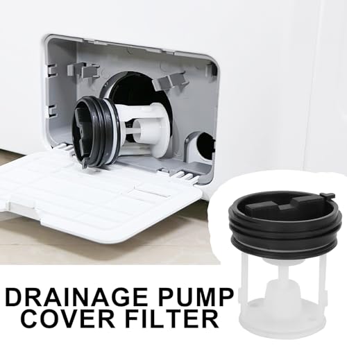 2 PCS Flusensieb Sieb Flusensiebeinsatz Ersatz kompatibel mit Bauknecht Whirlpool 481248058385 Indesit C00312342, Langlebiges, effektives Flusenfiltereinsatz zur Verlängerung der Lebensdauer der Gerät