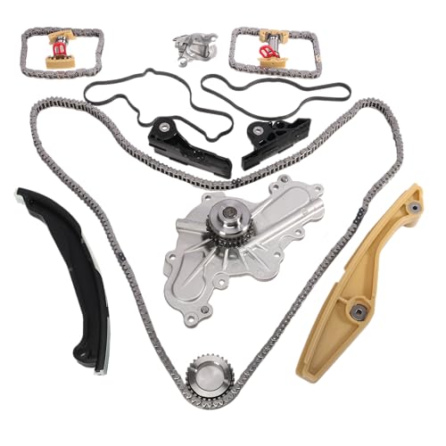3.5L Timing Chain Kit with Water Pump, For Ford Edge/Explorer/F-150/Flex/Police Interceptor Sedan Utility/Taurus/Transit-150 2011-2019 3.7L V6 3496cc 3726cc #OE BL3Z-6268-A AT4Z-6268-A by BENERAY - Used condition - US$110.19