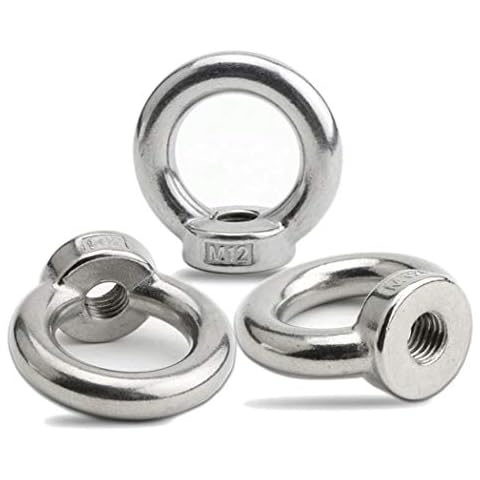 12PCS M6 Stainless Steel Eye Nuts Cover