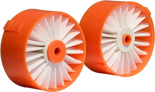 Image of Replacement for Black and Decker Powerseries Extreme Cordless Stick Vacuum BSV2020P BSV2020G Replace Part,1 Pack Brush Roller,2 Pack HEPA Filters