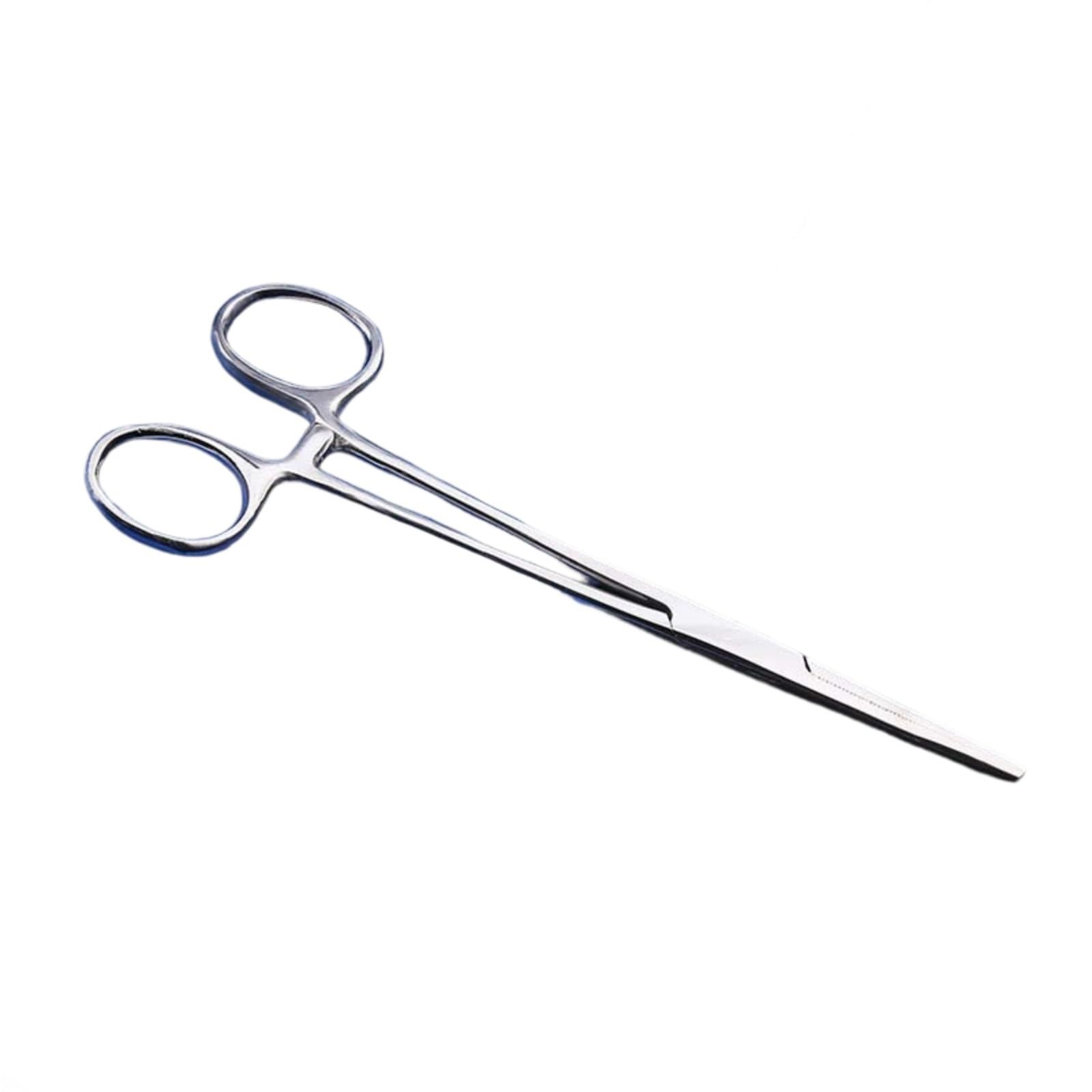 Limtula Stainless Steel Fishing Plier Hook Remover Curved Tip Forceps Scissors Tackle Clamps Tool with Nonslip Grip Stainless Steel Hook Remover Curved Tip Pliers