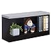 VASAGLE Padded Shoe Bench with Cushion, 3-Cube Wooden Storage Box Organizer, for Shoes Books Toys Decorations, in Entryway Playroom Living Room, Brown ULHS13BR