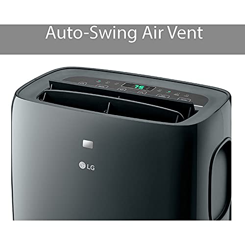 Image of LG 8,000 BTU (DOE) 12,000 BTU (ASHRAE) Smart Portable Air Conditioner, 115V, Cools 350 Sq.Ft. (14' x 25' Room Size), Voice Control, Works with LG ThinQ, Amazon Alexa, and Hey Google