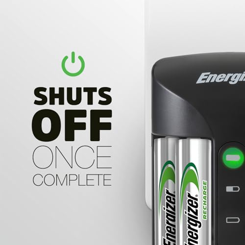 Energizer Recharge Pro Rechargeable AAA and AA Battery Charger with 4 NiMh Rechargeable AA Batteries, Provides a Full Charge in 4 Hours - image 6