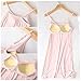 Casual Summer Dresses for Women Built-in Bra Cami Dress (Pink M)