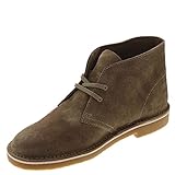 clarks stivale da uomo bushacre 3 chukka, pelle scamosciata cerosa sabbia, 13 us wide