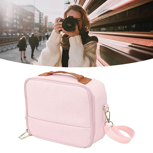 Bolsa para cámara Tangxi rosa con gran capacidad y correa ajustable miniatura 7