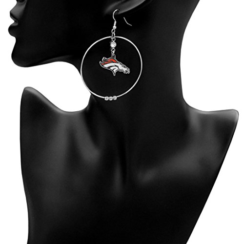 Image of NFL 2-Inch Hoop Earrings