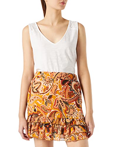 Jupe femme Naf Naf en tissu fluide et jupe droite chic tendance mode