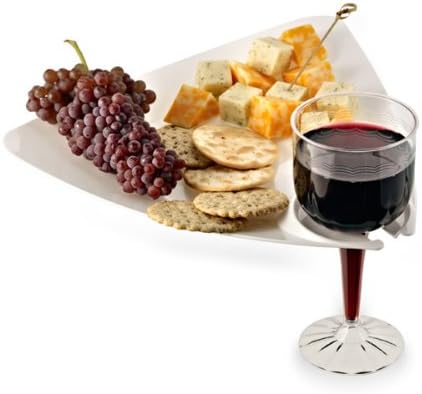 Yoshi Ware EMI White Triangle Buffet Plate, 9 x 19.5 x 11.25 inch - 10 per Pack - 12 Packs per case.