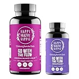 Happy Healthy Hippie Go with The Flow Menopause Support & Go with The Flow Hormone Balance for Women (180ct)