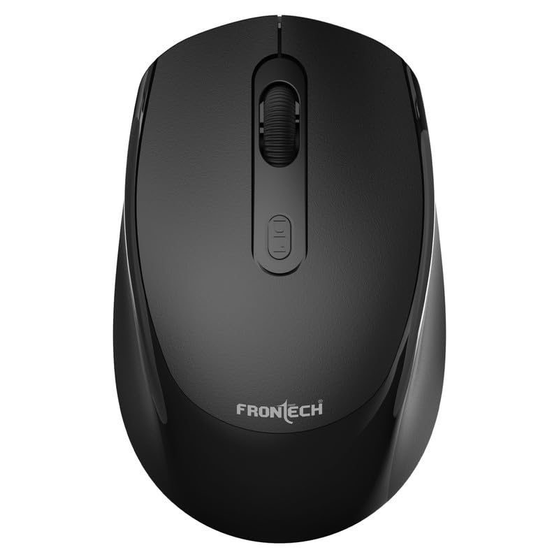 FRONTECH Wireless Mouse MS-0040 | USB 2.0 Interface | 2.4GHz Connectivity | 1600 DPI Resolution | Lightweight Design, Black (B0CPPN6JYB) Amazon Price History, Amazon Price Tracker