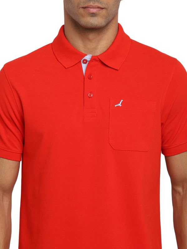 Image of AMERICAN CREW Polo Collar T-Shirt for Men with Pocket