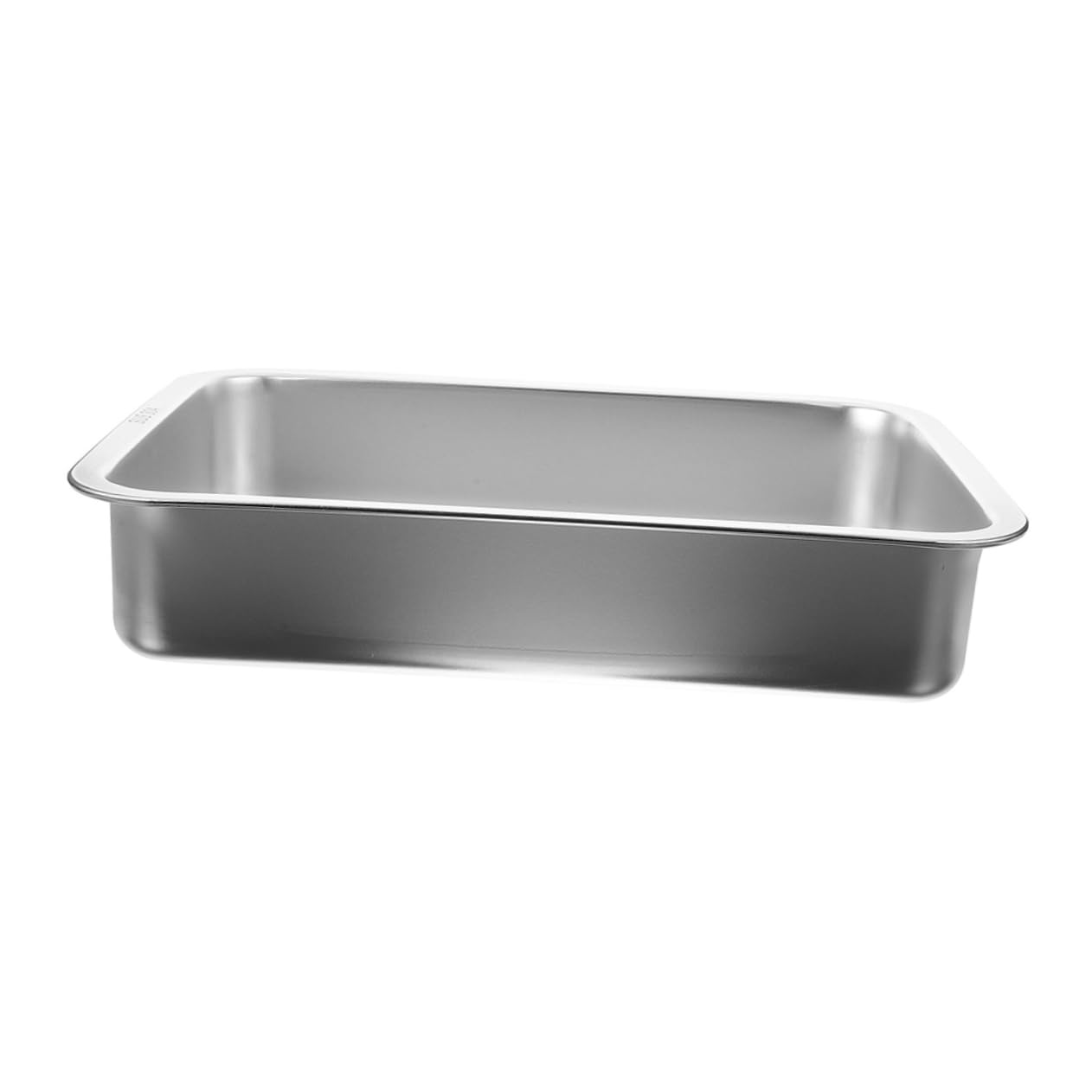 BCOATH Stainless Steel Cat Litter Box Large Metal Litter Tray for Kitten Box for Cats
