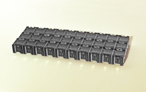 WenTai Black Anti-Static ESD-Safe Component SMT SMD Component Small-Part Hobby Storage Snap Box and Organizer (set of 30)