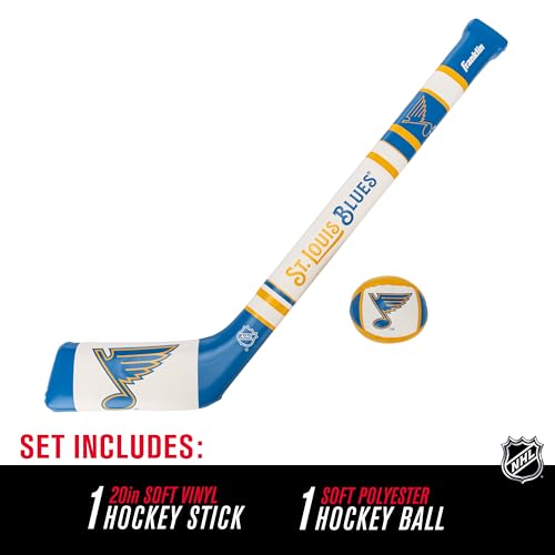 Image of Franklin Sports NHL Team Mini Soft Hockey Stick Set - NHL Team Soft Foam Mini Hockey Stick and Ball - Great Toy for Kids