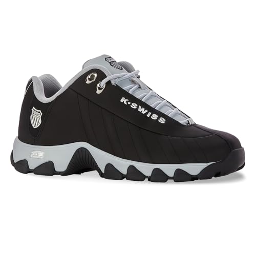 K-Swiss Mens ST329 CMF Sneaker Wide Tennis Walking Shoes Leather Upper | Court Inspired Tennis Heritage Comfort Soft Cushioning Arch Support Wide Feet Fit Chunky Silhouette Classic Style. product thumbnail 12