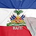 MUCEXQ Haiti Flag Women's Fashion Silk Scarf,Square Satin Headscarf Novelty Neck Scarf Hair Wraps