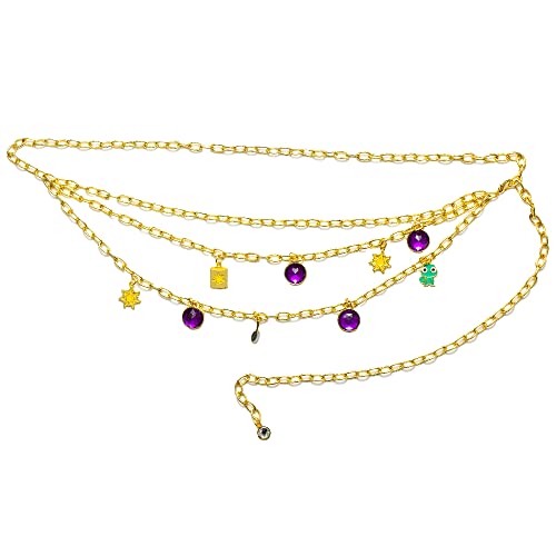 Buckle-Down Disney Belt, Chain Belt, Tangled Chain Belt with Charms