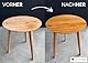 Pflegeöl Set für Holzmöbel 6-teilig – farbloses Möbelöl 150 ml für alle Holzarten – ideal für naturgeölte Oberflächen wie Tische, Schränke, Bad- & Küchenmöbel