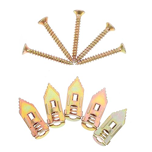 CIYODO Dry Wall Anchor Kit 50pcs Steel Self-Drilling Anchors Efficient Drywall Screws