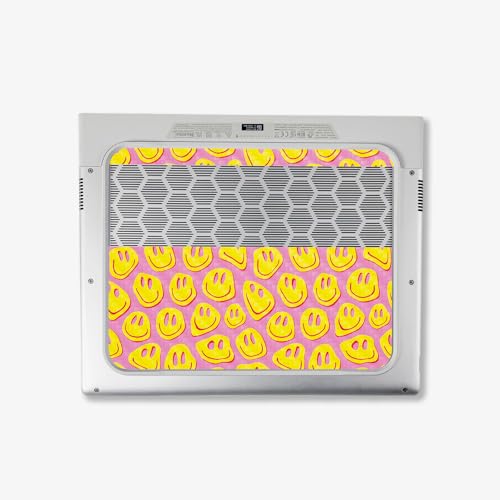 Image of MightySkins Carbon Fiber Skin Compatible with Alienware X14 R2 (2023) Full Wrap Kit - Melted Faces | Protective, Durable Textured Carbon Fiber Finish | Easy to Apply & Change Styles | Made in The USA