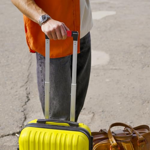 2Pack Luggage Handle Wrap for Suitcase Travel Essential Bright Red Color Soft Luggage Identifiers for Suitcases Neoprene Material Comfortable Suitcase Handle Wraps for Suitcase for Traveling4