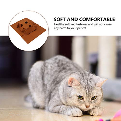 Tapete para brincar de arranhar gatos Balacoo, tapete multifuncional para raspagem de gatos, tapete