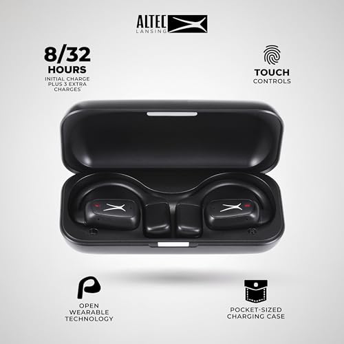 Image of Altec Lansing Sport Nano Open Wearable Ear Buds, Wireless Earbuds with Hi-Fi Sound, Auto Pairing, 20H Battery Life, Bluetooth Ear Buds for Sport & Everyday Use