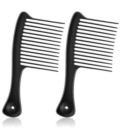 Peines de dientes anchos, 2 piezas miniatura 1