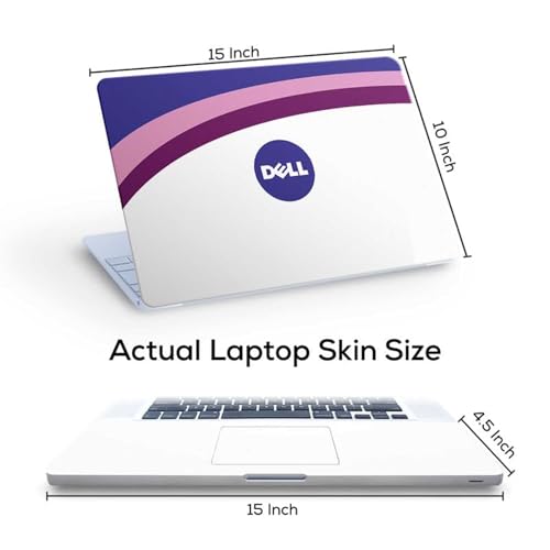 Image of Galaxsia DL236 Top+Wrist Pad Vinyl Laptop Skin /Sticker /Cover for 15 to 15.6 Inches Laptops Laminated-Removable-HD Quality Compatible for Dell-(15x10 Inches)