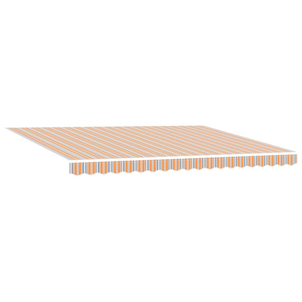 Toldo para balcón y terraza, 450 x 300 cm, multicolor, tela retráctil manual, protección solar exterior, diseño moderno para jardín y patio