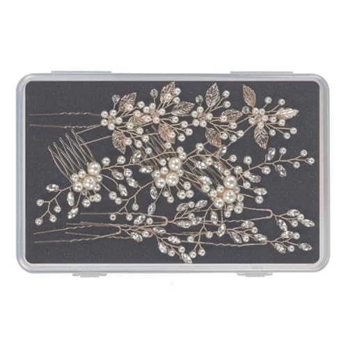 Kit de fête épingles dorées Sibel idéal chignon de mariage
