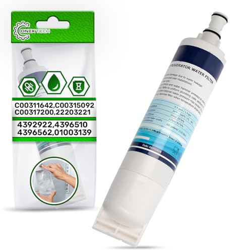 Filtro Agua para Frigorifico con Código Original C00311642 para Ariston 4396918 para KitchenAid - ONIX TECH