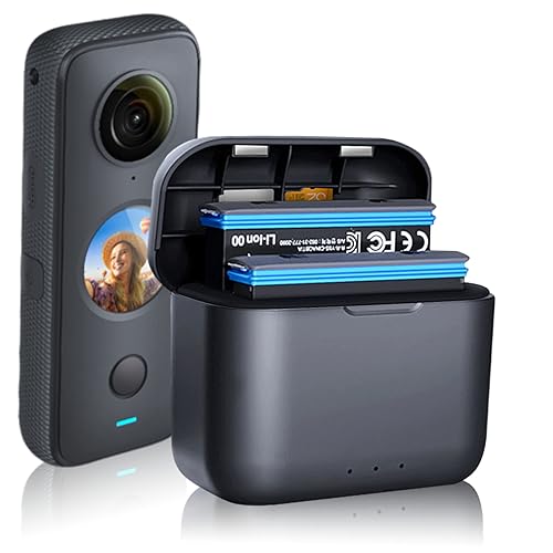 Charger Hub Fast for ONE X2 Portable 2 Channel Battery Charger Station with Card Slots Low Battery Fast /High Battery Trickle Smart Charging